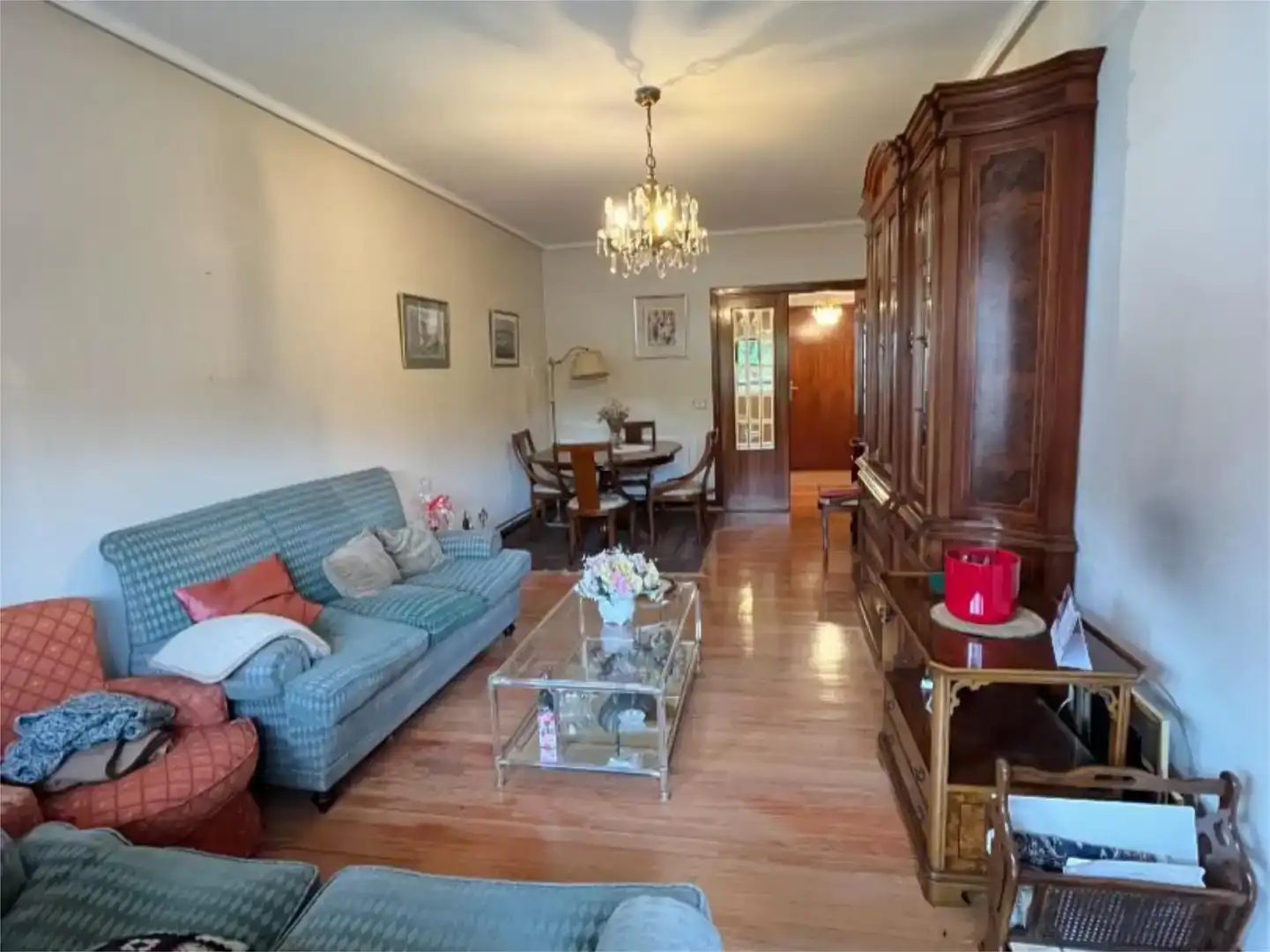 Sala de estar de Piso en venta en Bilbao  con Balcón
