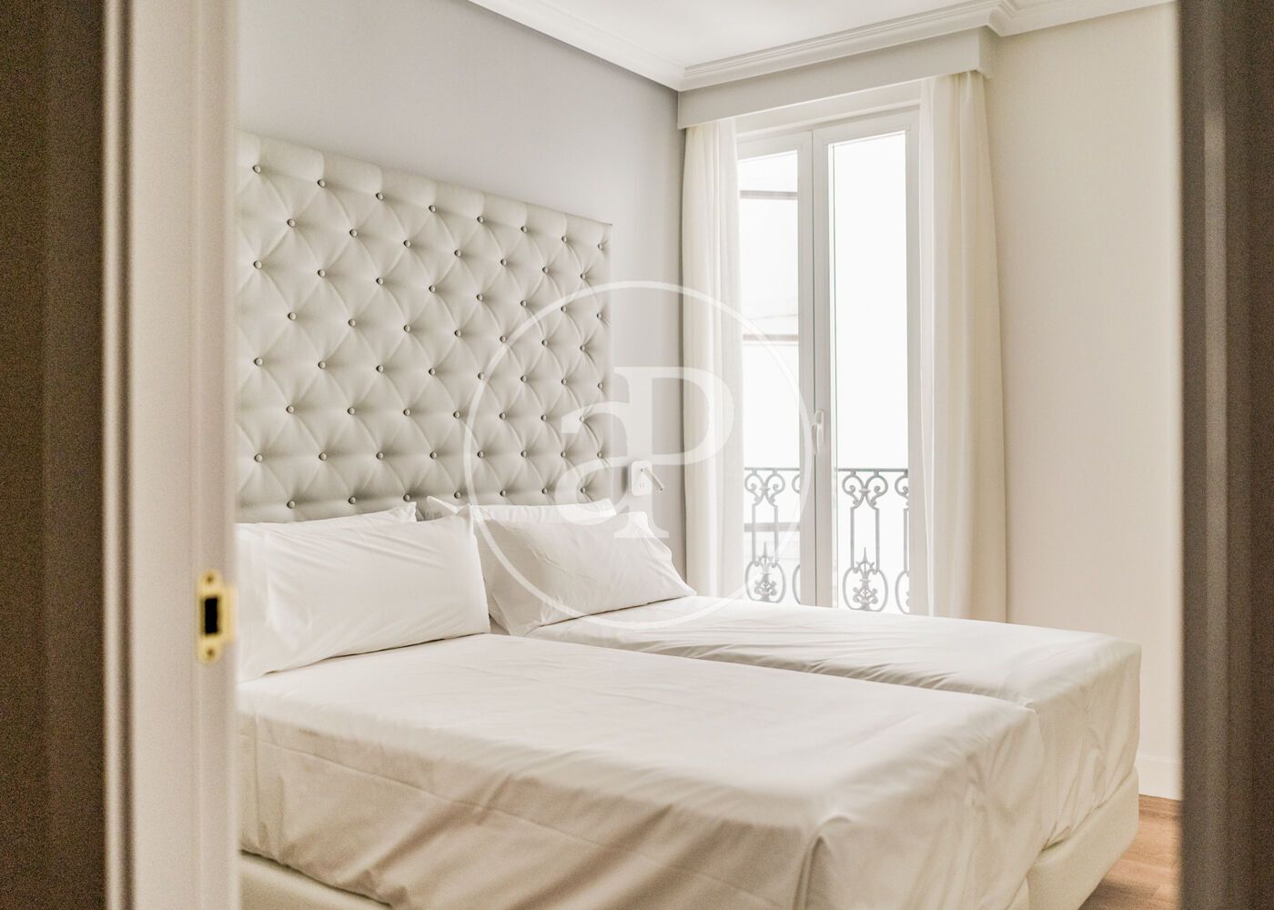 Bedroom of Flat to rent in  Madrid Capital  with Air Conditioner, Heating and Furnished