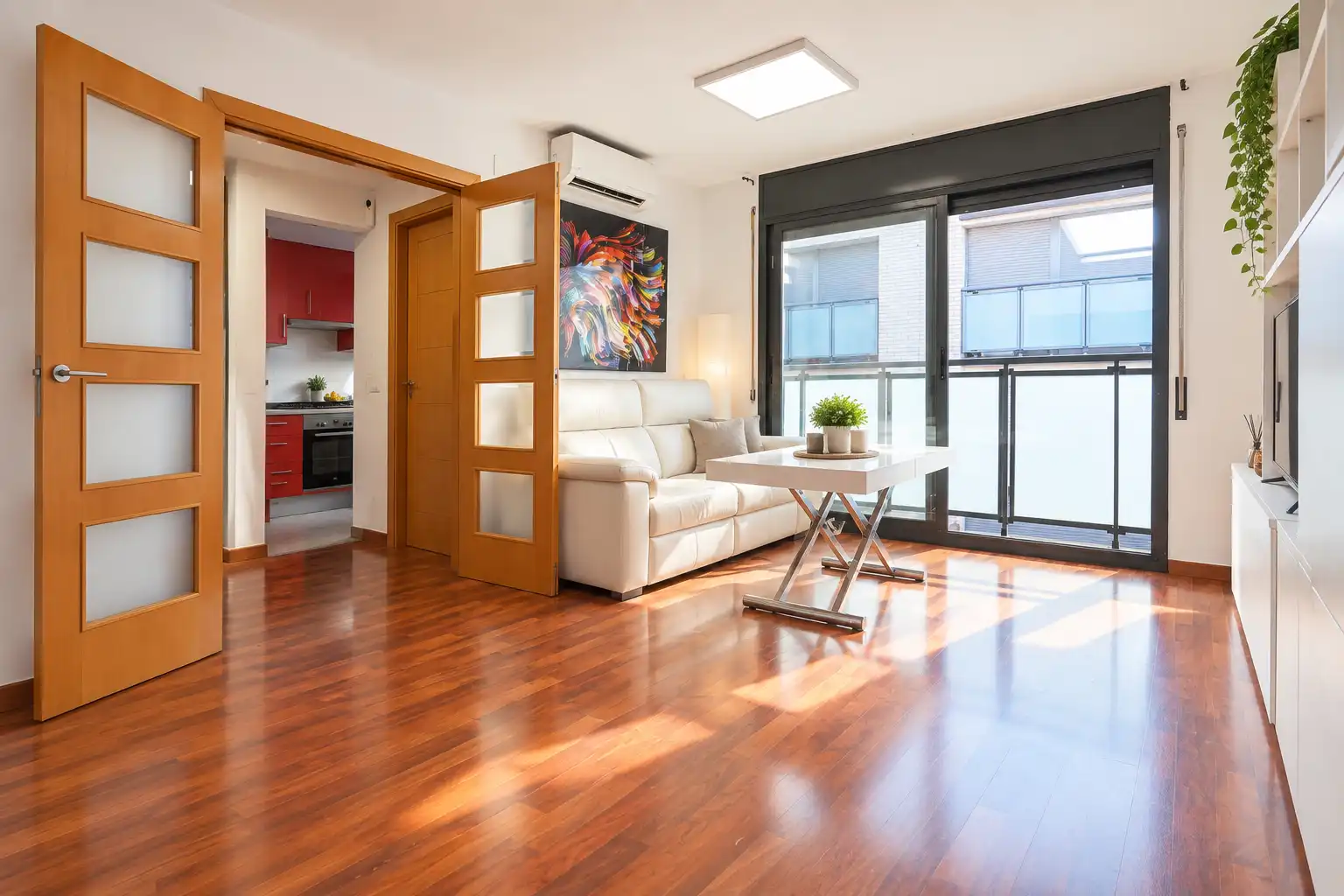 Sala de estar de Dúplex en venta en Calafell con Aire acondicionado, Calefacción y Parquet