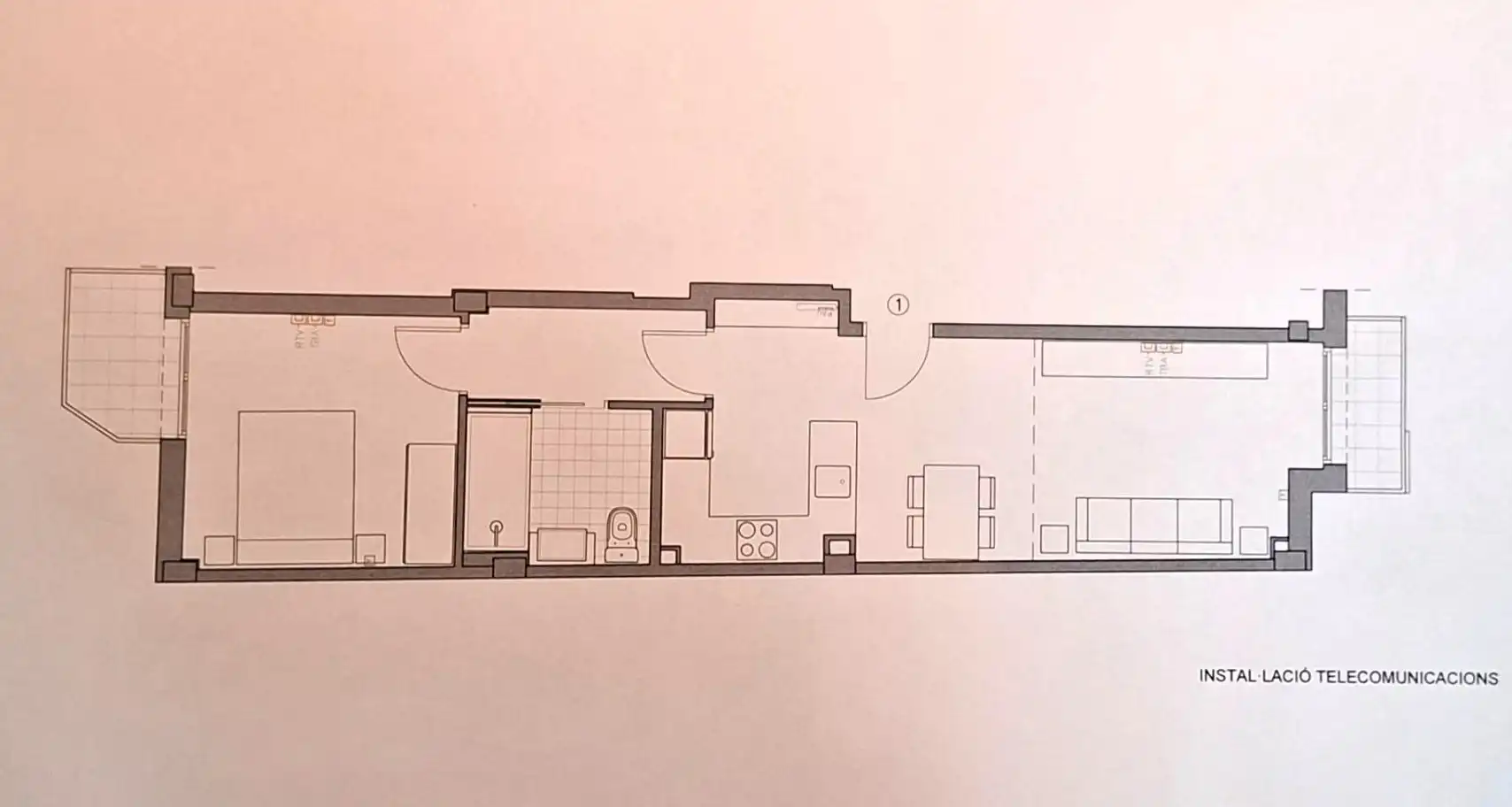 Wohnung zum Verkauf in Barcelona mit Klimaanlage, Heizung und Parkett