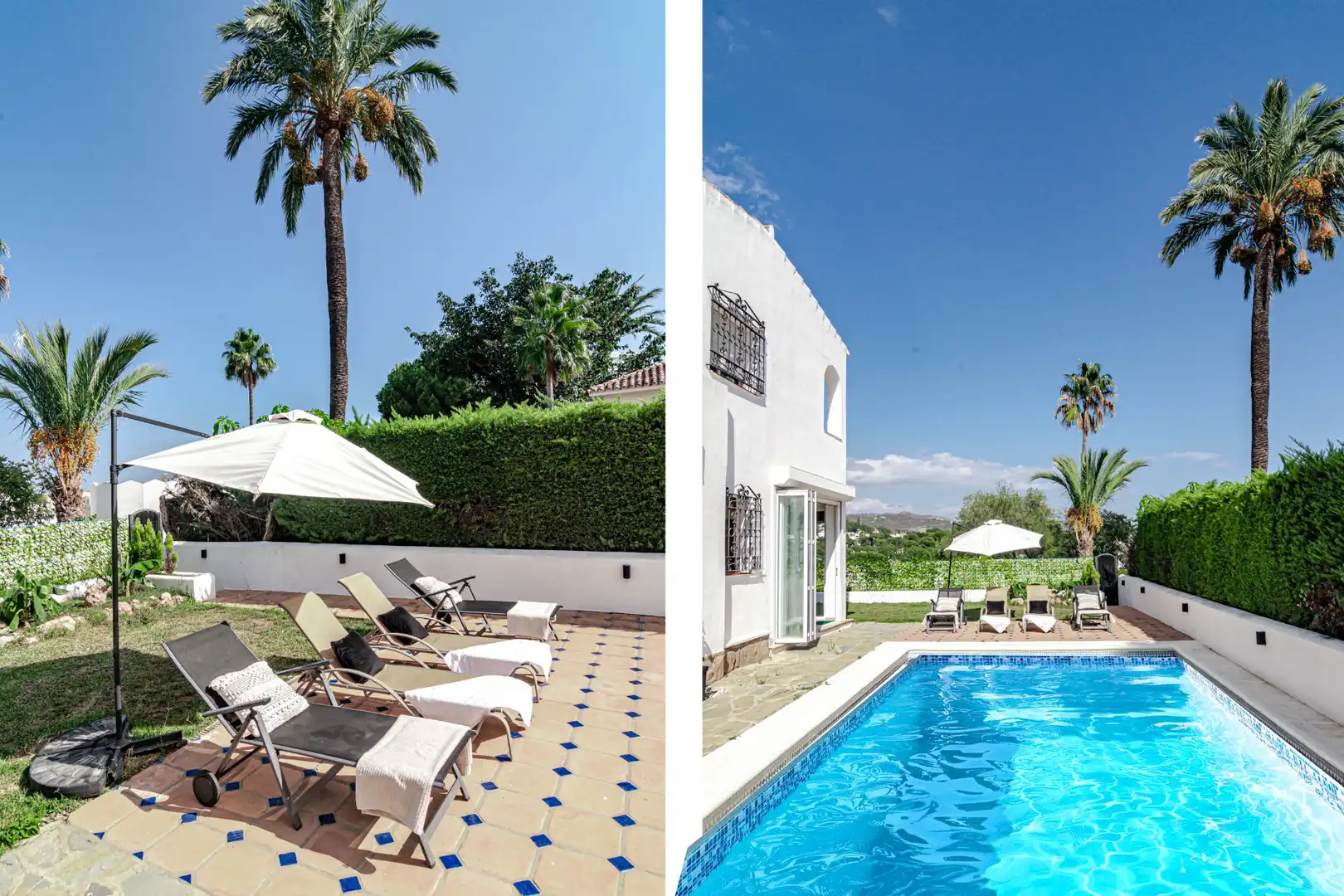 Jardí de Casa o xalet de lloguer en Marbella amb Aire condicionat, Jardí privat i Parquet