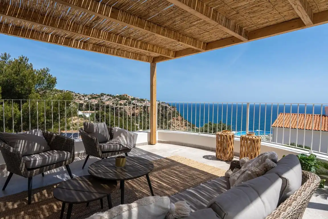 Terraza de Casa o chalet de alquiler en Jávea / Xàbia con Aire acondicionado, Trastero y Piscina