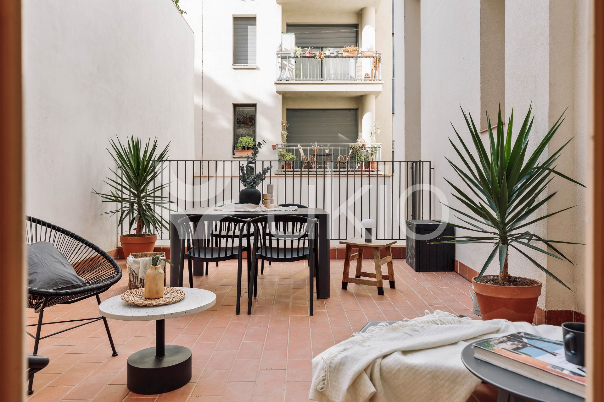 Terrace of Apartment to rent in  Barcelona Capital  with Air Conditioner, Heating and Terrace