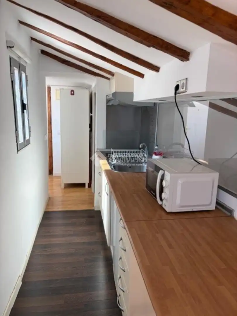 Cocina de Estudio de alquiler en Madrid