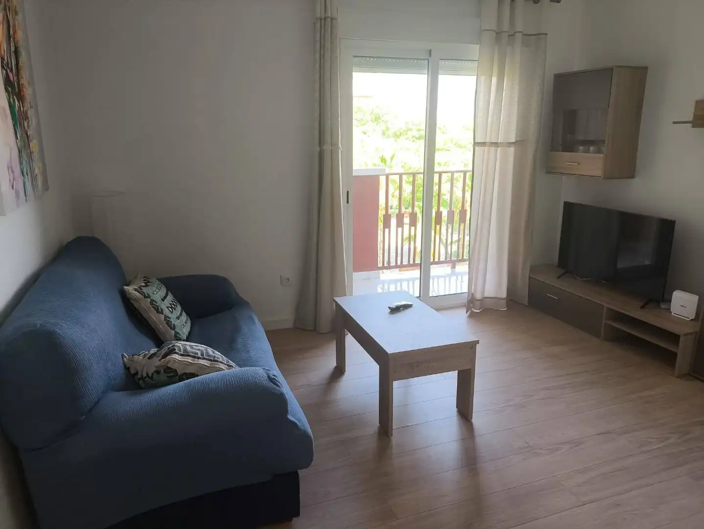 Sala de estar de Piso de alquiler en Murcia con Amueblado