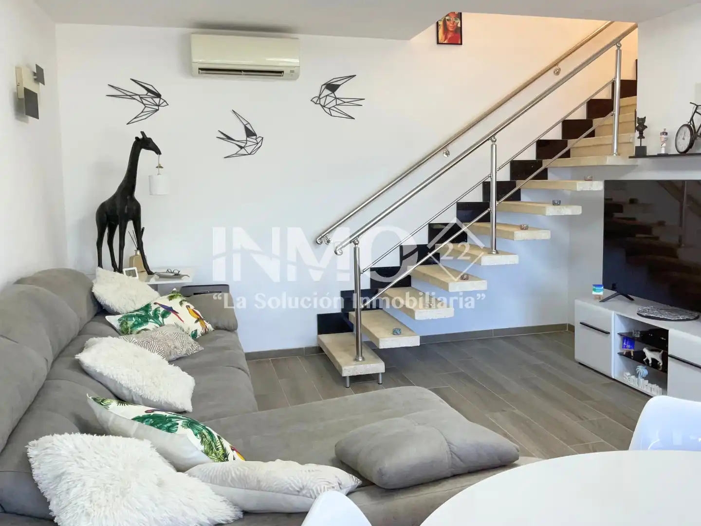 Sala de estar de Apartamento en venta en Salou con Aire acondicionado, Terraza y Amueblado