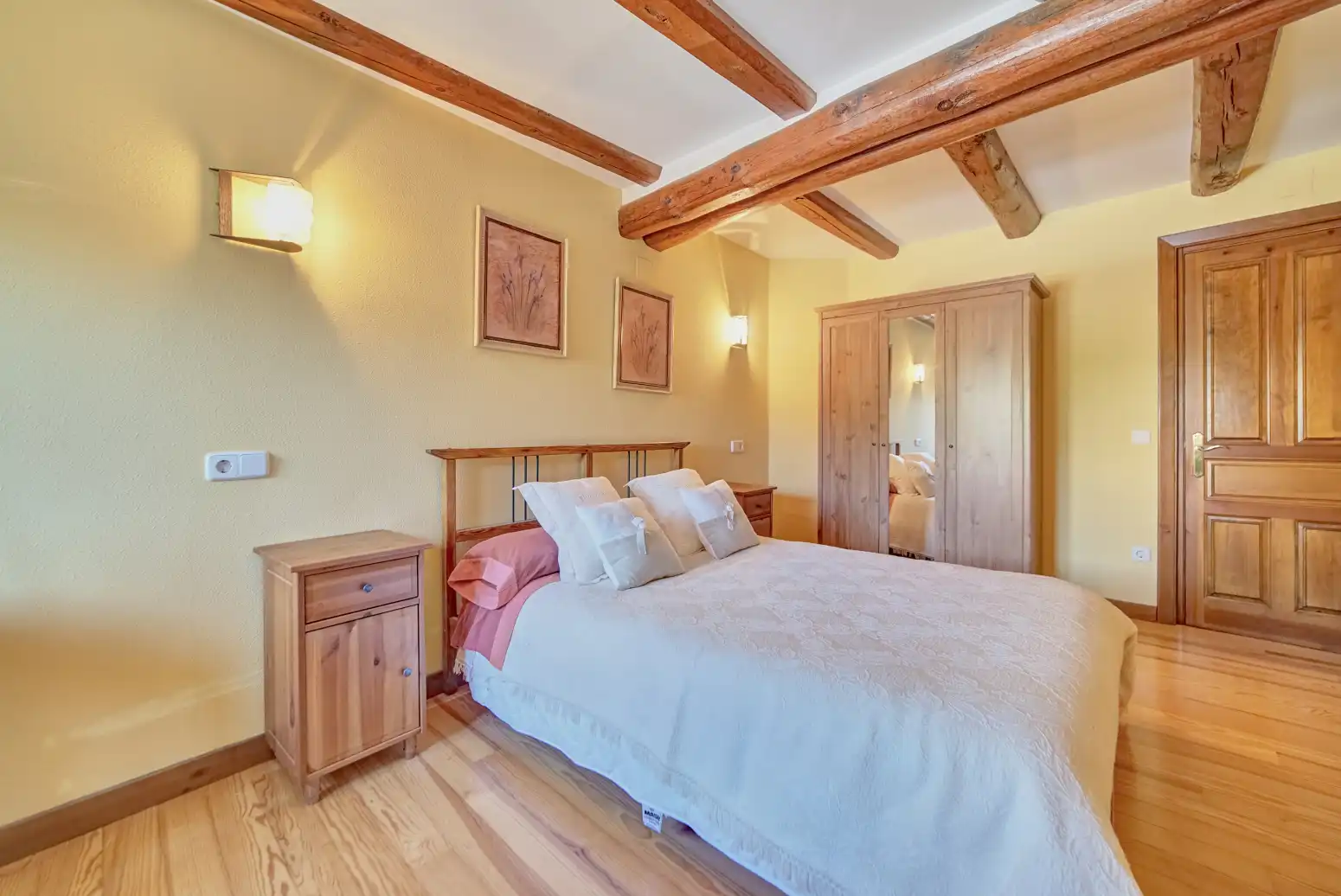 Bedroom of Detached homes for sale in Liédena  with Heating, Terrace and Storage room
