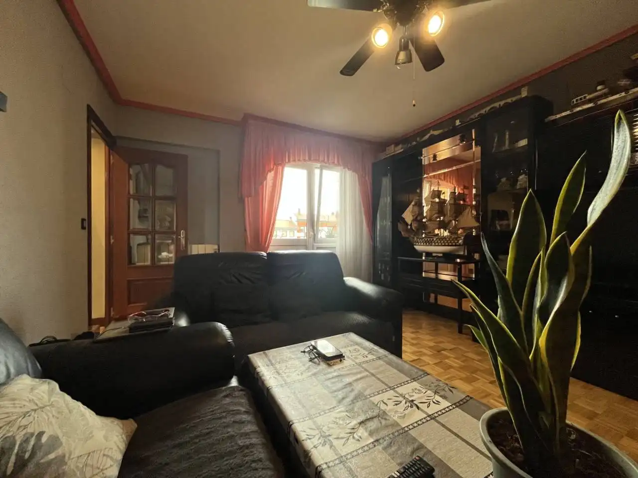 Living room of Flat for sale in Erandio  with Heating, Terrace and Furnished