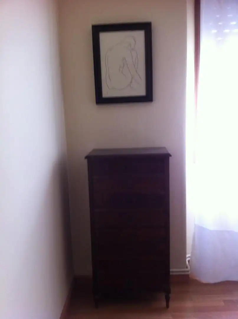 Bedroom of Attic for rent in Ferrol  with Heating, Parquet flooring and Furnished