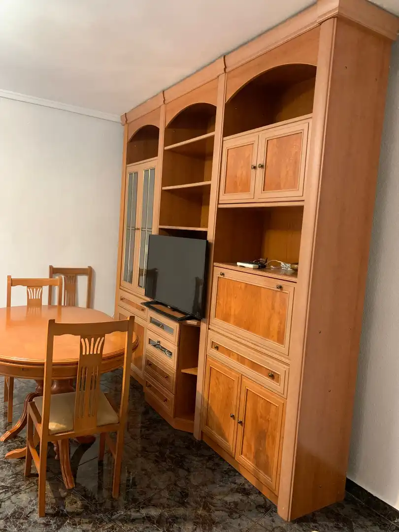 Living room of Flat for rent in Valencia  with Air Conditioner, Furnished and Oven