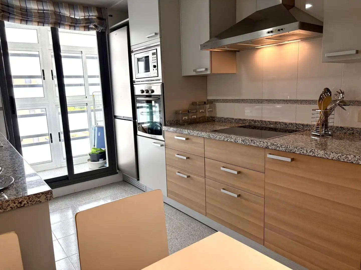 Kitchen of Flat for rent in Castellón de la Plana / Castelló de la Plana  with Air Conditioner, Heating and Terrace