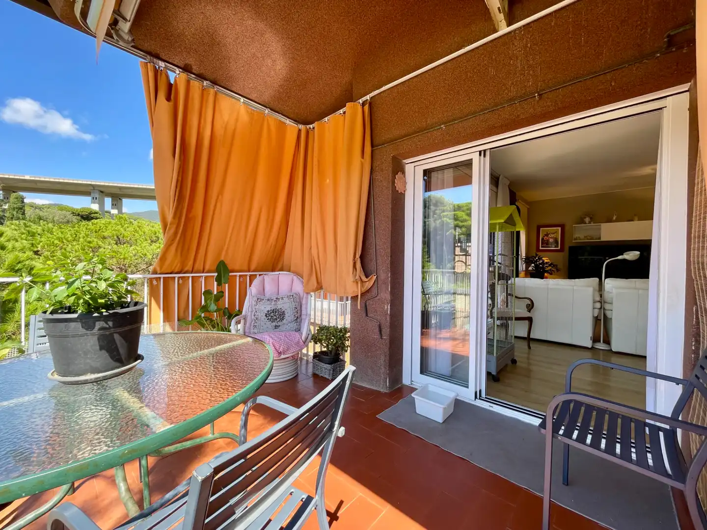 Terrasse von Dachboden zum Verkauf in Caldes d'Estrac mit Klimaanlage, Heizung und Terrasse