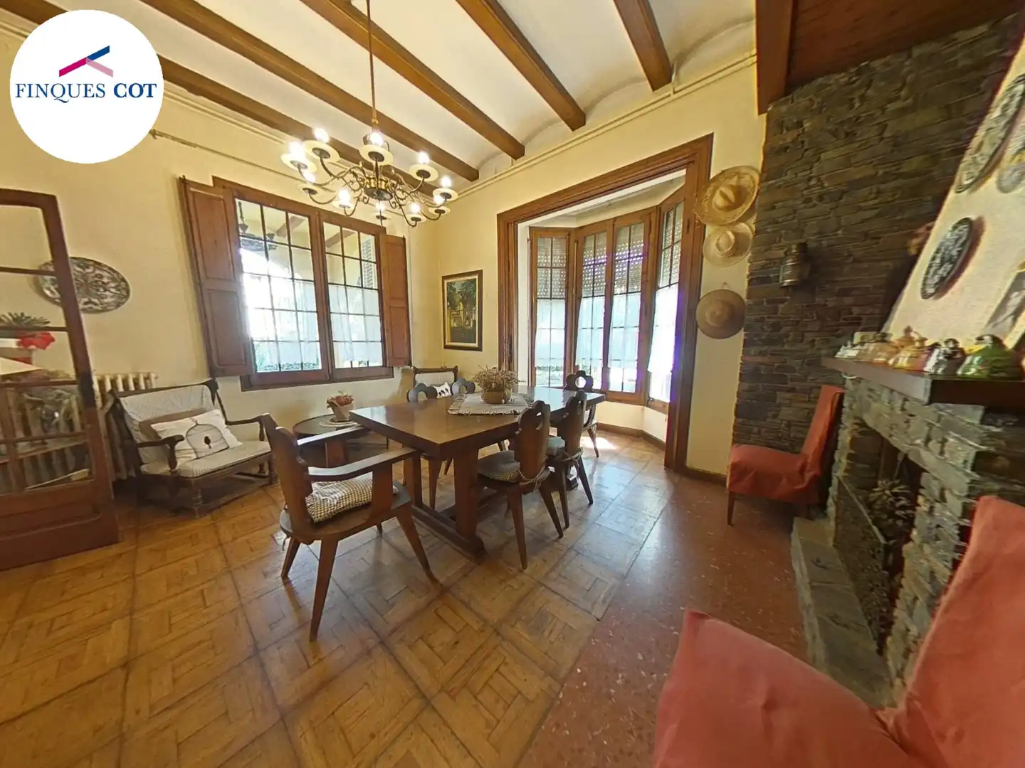 Esszimmer von Haus oder Chalet zum Verkauf in Cardedeu mit Heizung, Möbliert und Balkon