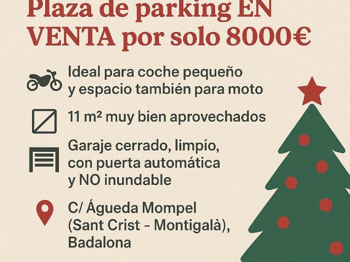 Parking of Garage for sale in Badalona