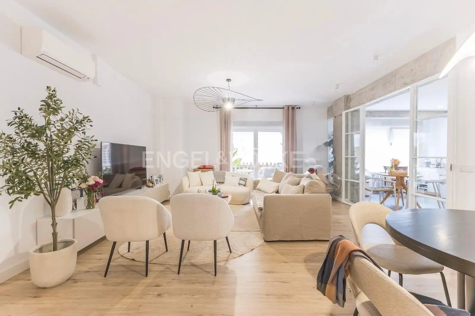 Sala d'estar de Pis de lloguer en Barrio de Salamanca