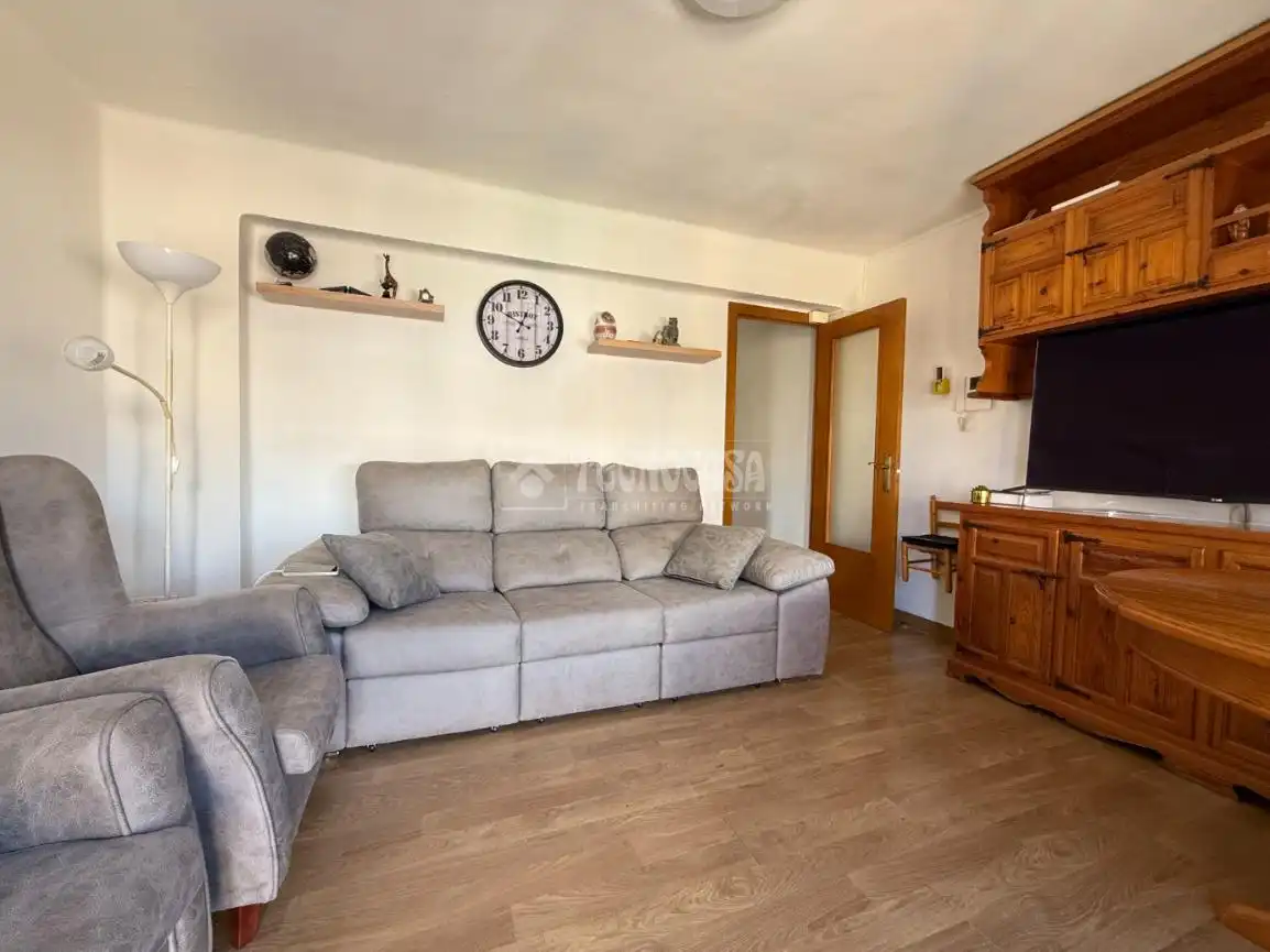 Sala de estar de Piso en venta en Valencia con Aire acondicionado y Balcón