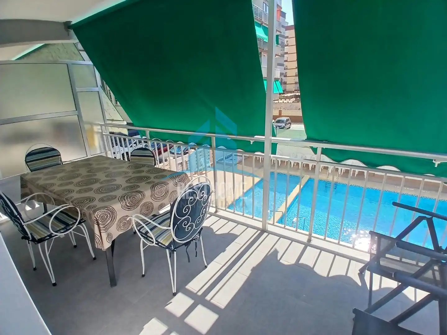 Swimming pool of Flat for rent in Cullera  with Air Conditioner, Heating and Terrace