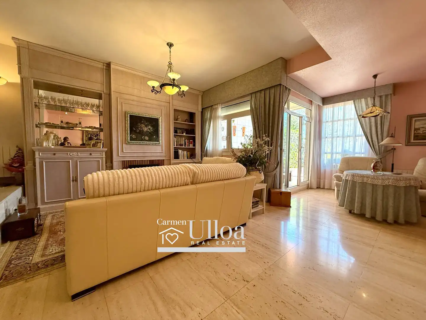 Sala de estar de Casa o chalet en venta en Alicante / Alacant con Aire acondicionado, Jardín privado y Terraza