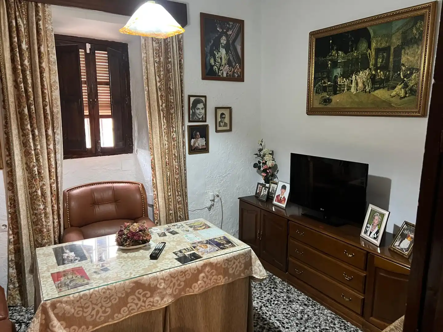 Sala d'estar de Finca rústica en venda en Álora amb Terrassa, Traster i Moblat