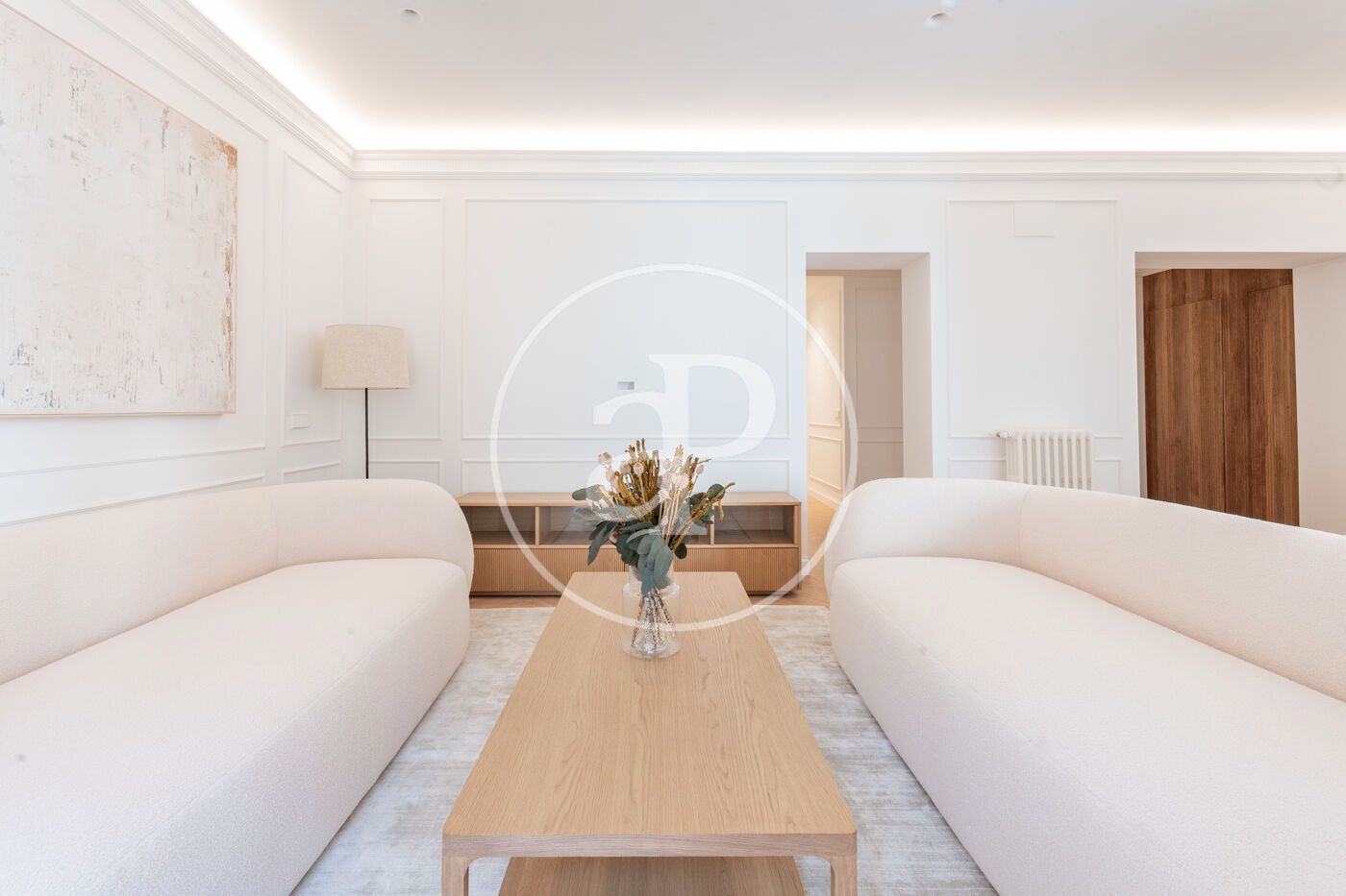 Sala de estar de Piso en venta en  Madrid Capital con Aire acondicionado, Calefacción y Terraza