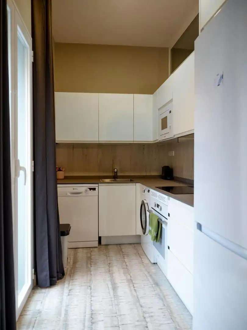 Kitchen of Flat for rent in Madrid  with Air Conditioner, Heating and Furnished