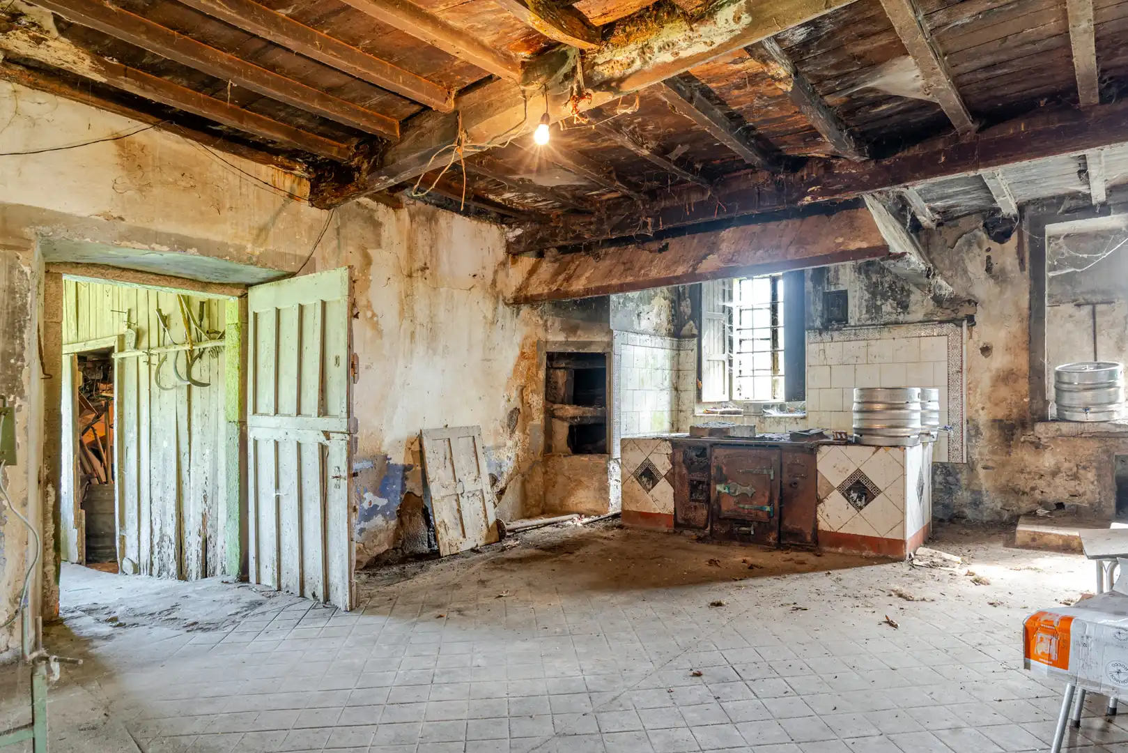 Küche von Country house zum Verkauf in A Estrada 