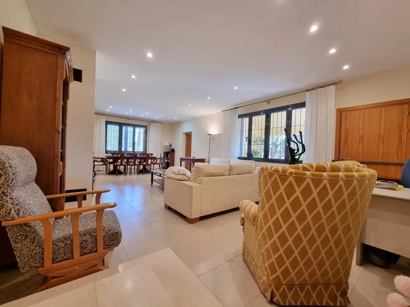 Sala d'estar de Finca rústica en venda en Roda de Berà amb Aire condicionat, Calefacció i Jardí privat