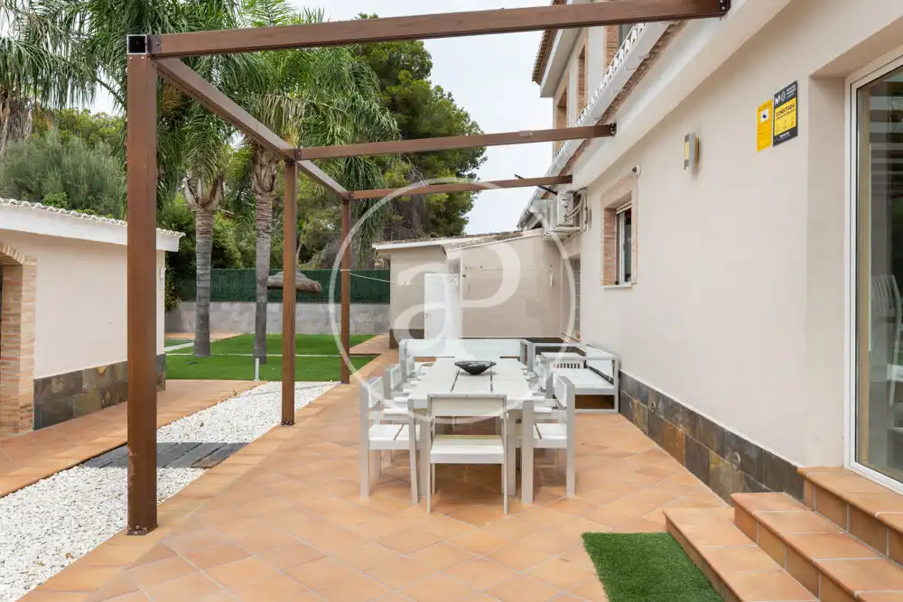 Terraza de Casa o chalet de alquiler en Bétera con Aire acondicionado, Calefacción y Jardín privado