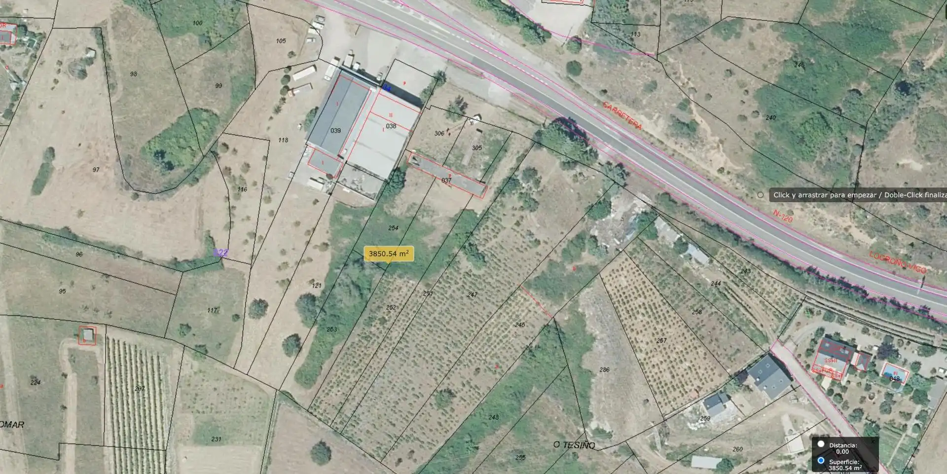 Terreno industrial en venta en O Barco de Valdeorras  