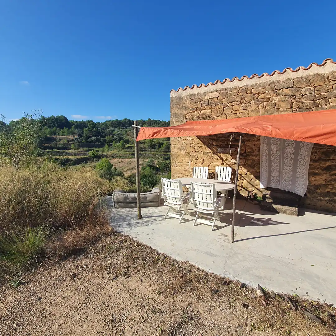 Terrassa de Finca rústica en venda en Caseres amb Moblat