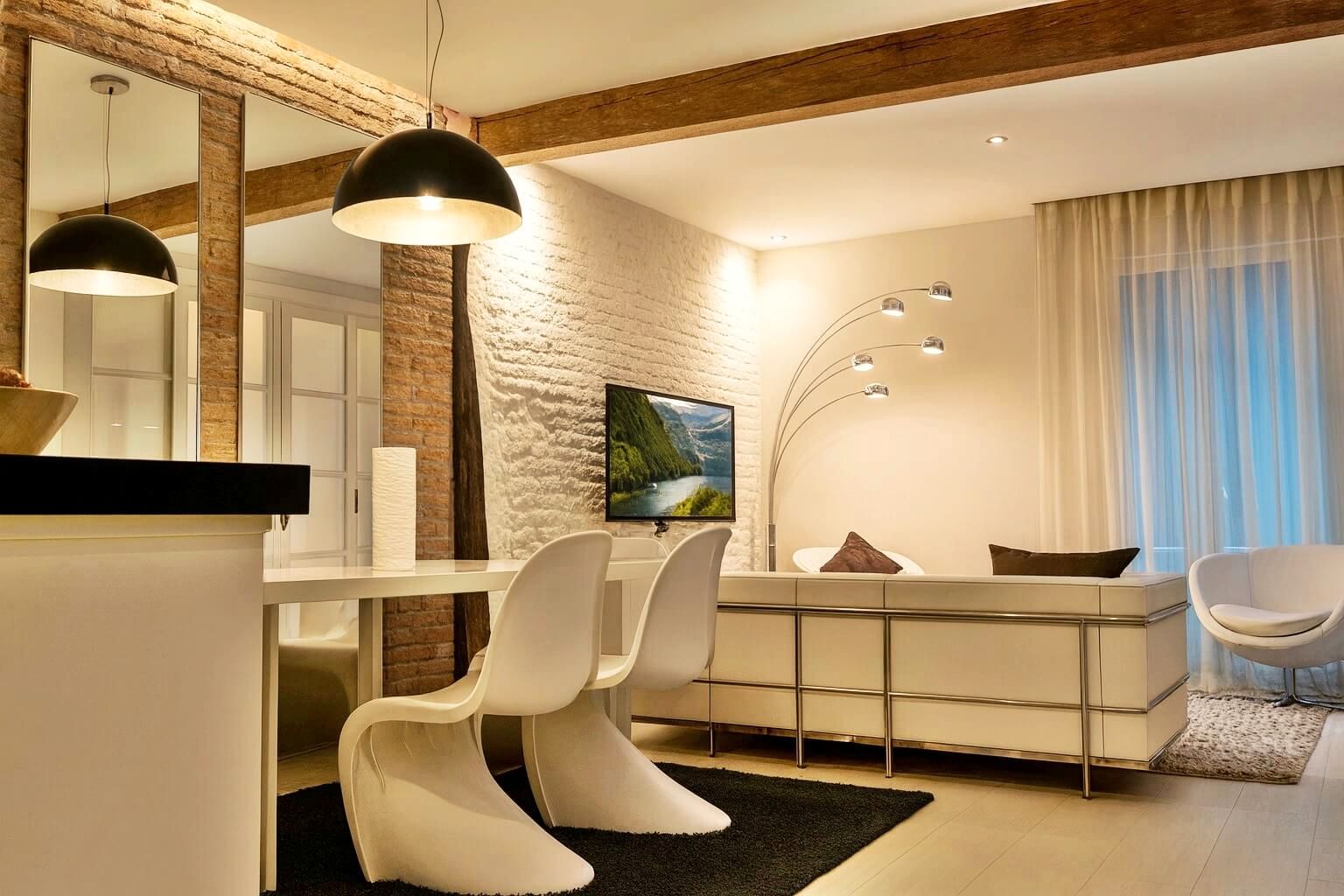 Living room of Flat to rent in Santander  with Heating, Furnished and Oven