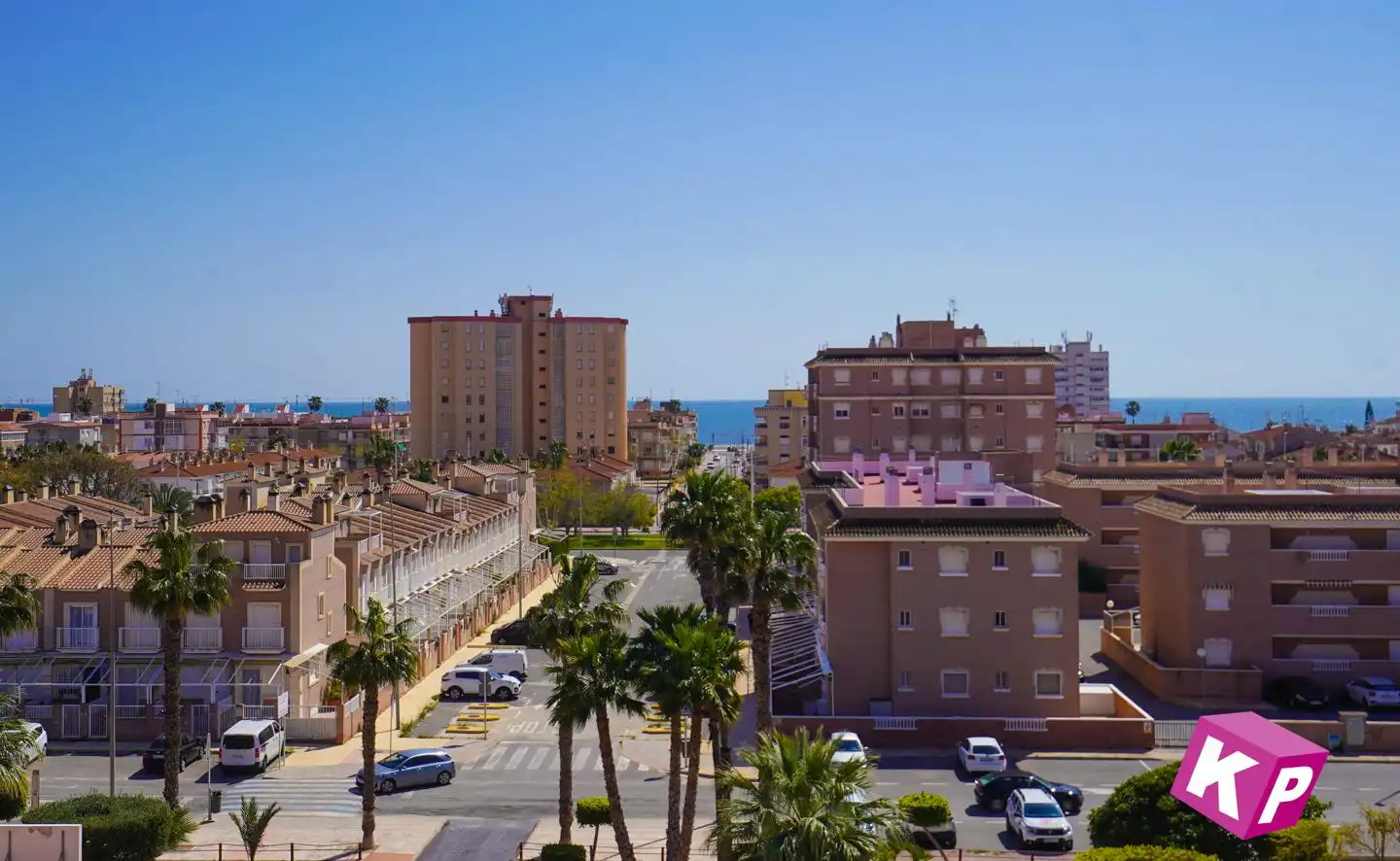 Exterior view of Flat for sale in Santa Pola  with Air Conditioner, Terrace and Swimming Pool