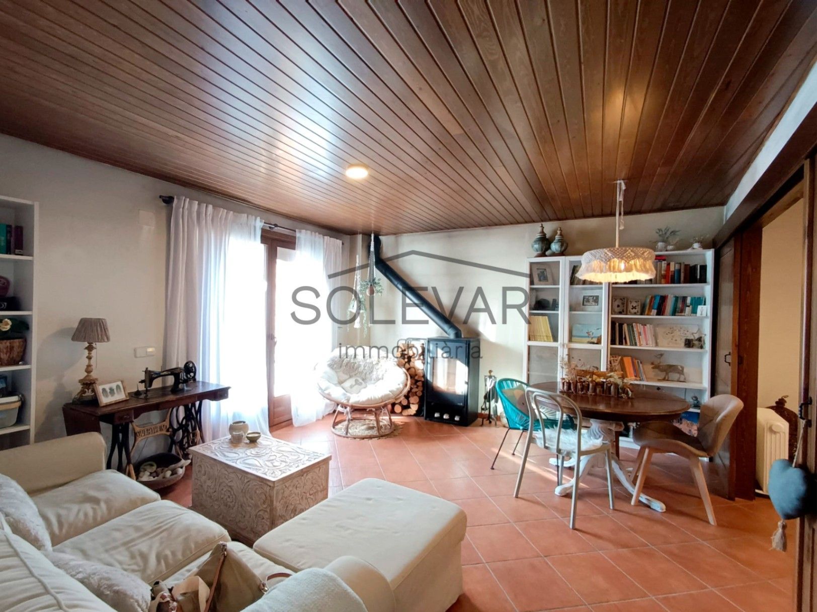 Wohnzimmer von Wohnung zum verkauf in Lladorre mit Terrasse