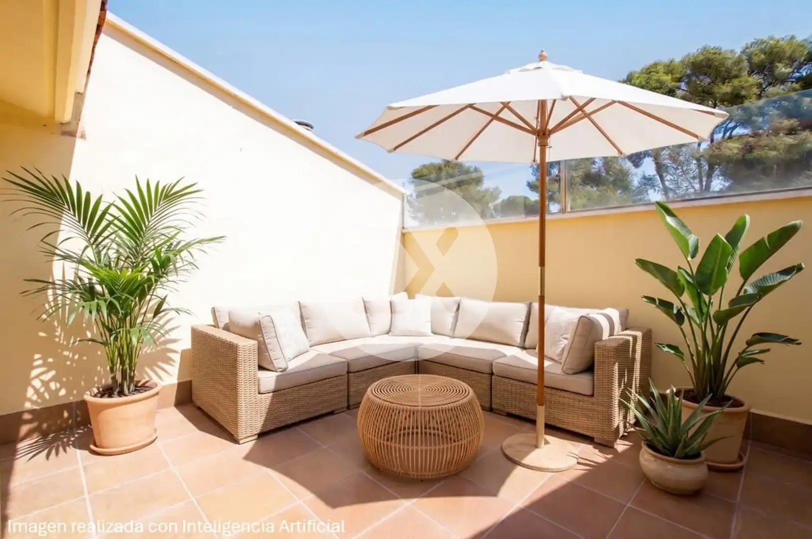 Terrasse von Maisonette zum Verkauf in Sant Boi de Llobregat mit Klimaanlage, Heizung und Terrasse