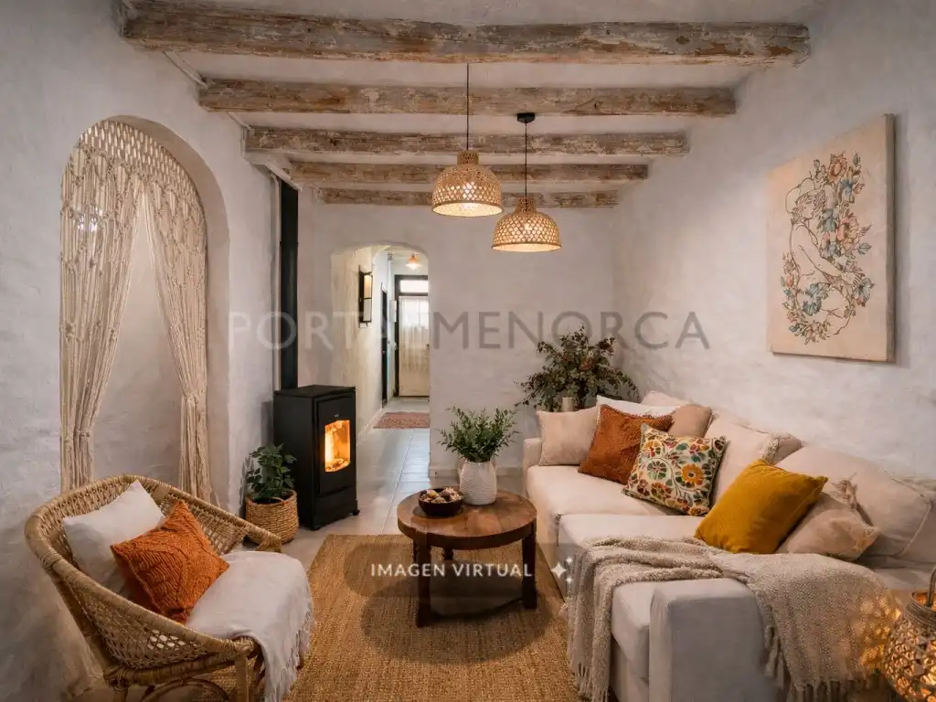 Sala de estar de Casa o chalet en venta en Es Mercadal