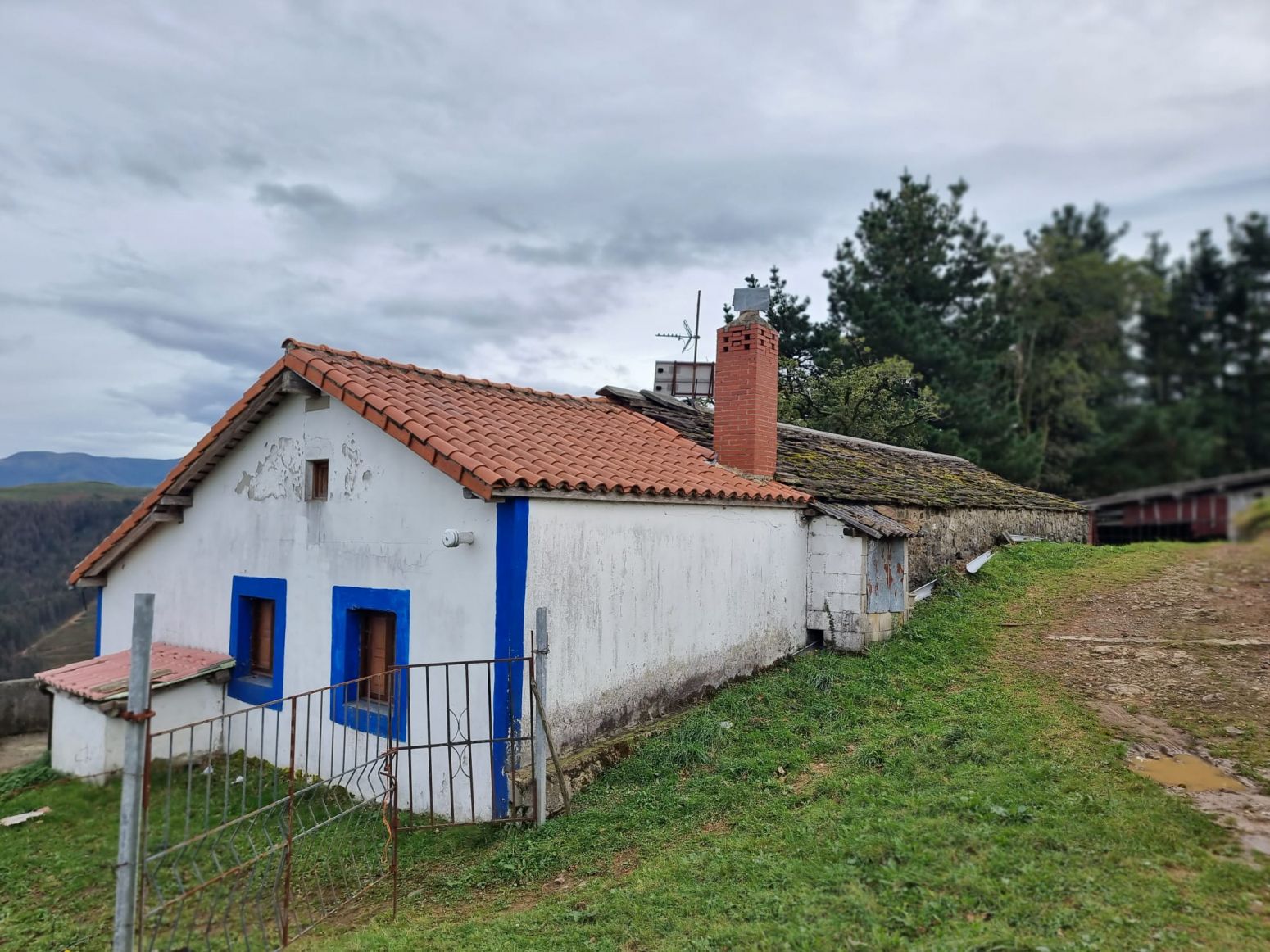 Vista exterior de Casa o xalet en venda en San Pedro del Romeral amb Jardí privat