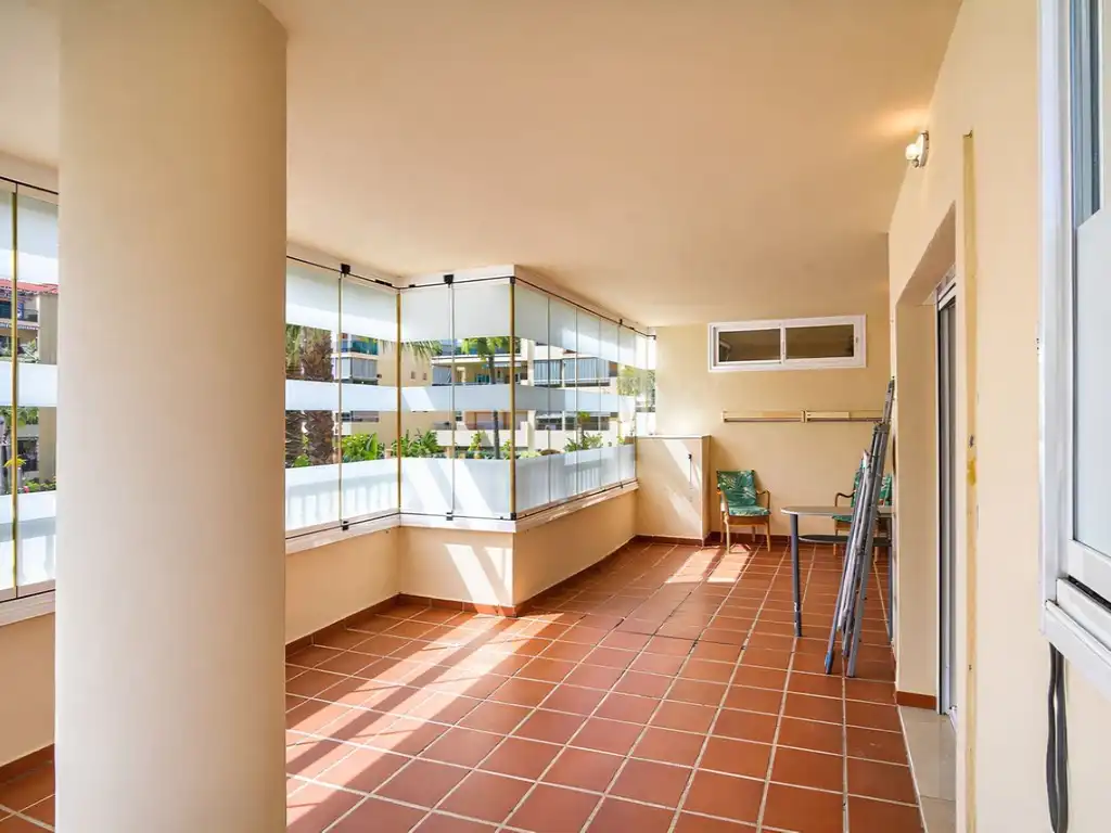 Terrasse von Wohnung zum Verkauf in Mijas mit Klimaanlage, Möbliert und Ofen