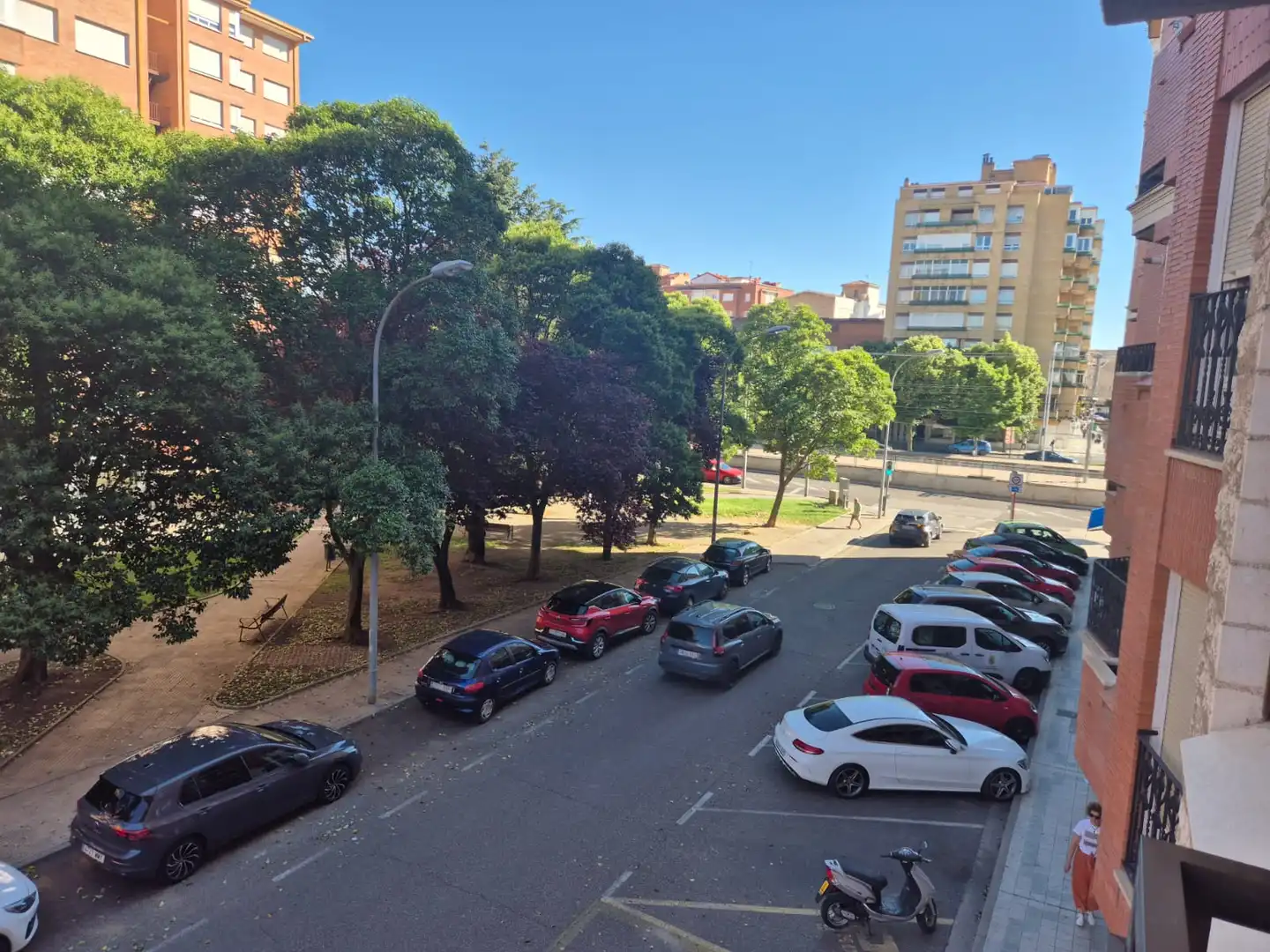 Parking of Flat for sale in Palencia  with Heating, Parquet flooring and Terrace