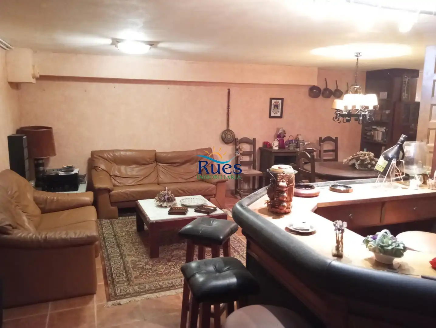 Sala de estar de Casa o chalet en venta en Oropesa del Mar / Orpesa con Aire acondicionado, Calefacción y Jardín privado