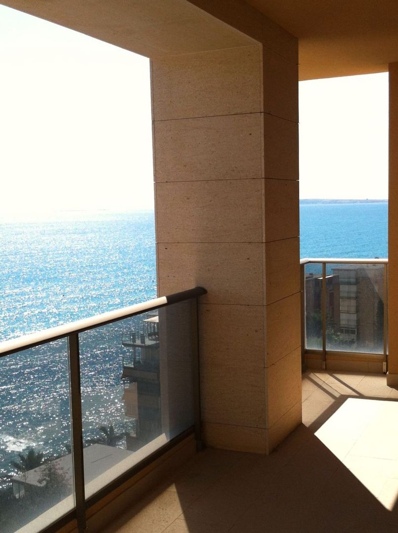 Balcony of Attic to rent in Alicante / Alacant  with Air Conditioner, Heating and Parquet flooring