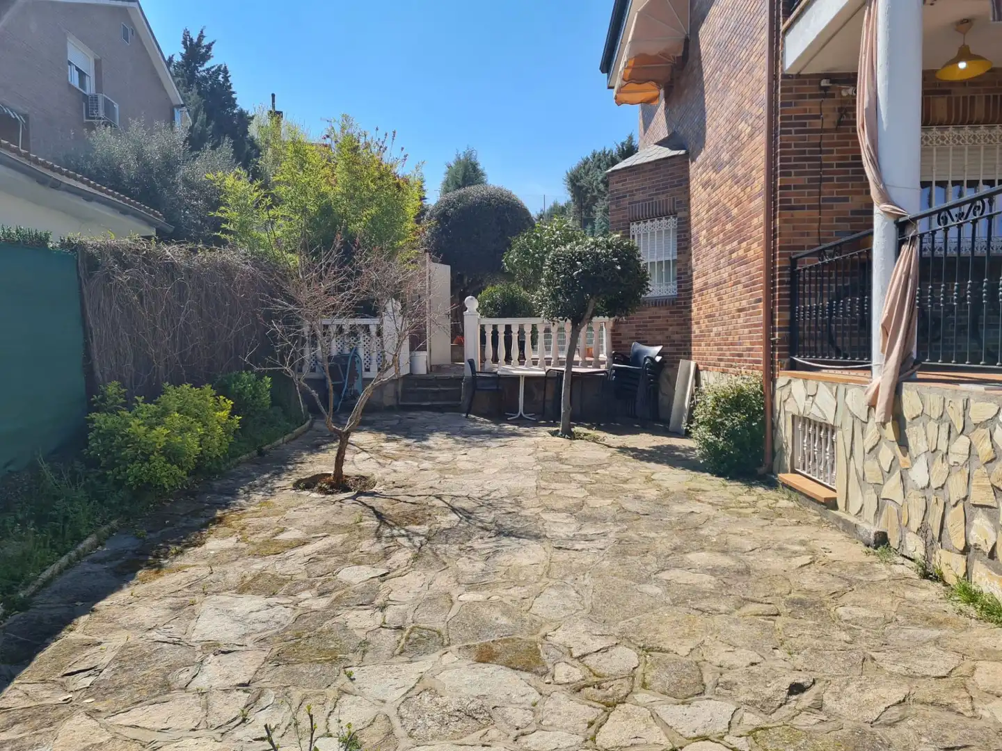 Garden of Houses for sale in Móstoles  with Heating, Private garden and Terrace