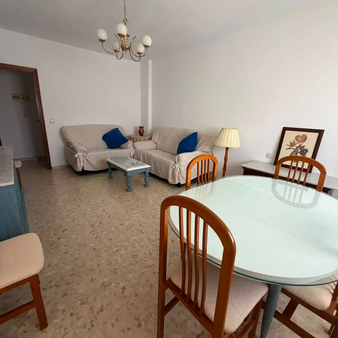 Sala d'estar de Pis de lloguer en Almendralejo amb Aire condicionat, Moblat i Balcó