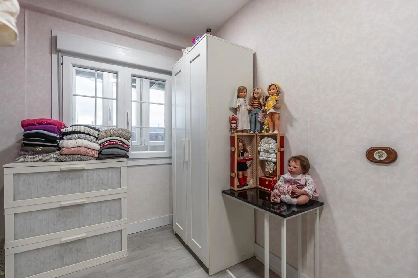 Bedroom of Flat for rent in Madrid  with Air Conditioner, Terrace and Furnished
