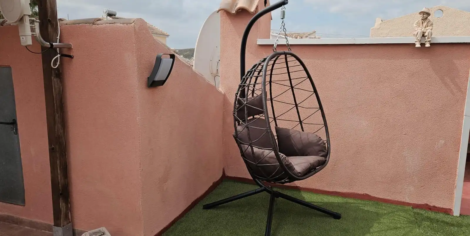Terraza de Casa o chalet en venta en Mazarrón con Aire acondicionado, Jardín privado y Piscina
