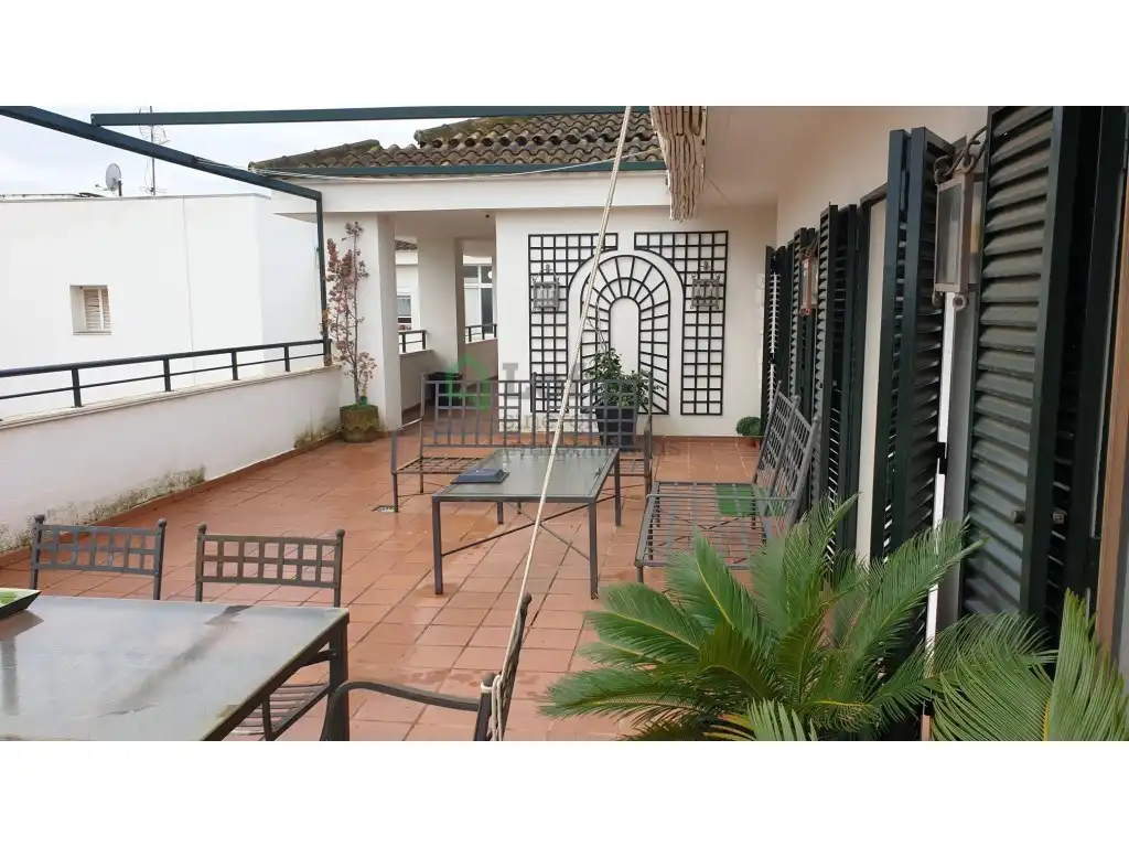 Terraza de Ático de alquiler en Badajoz con Aire acondicionado, Jardín privado y Terraza