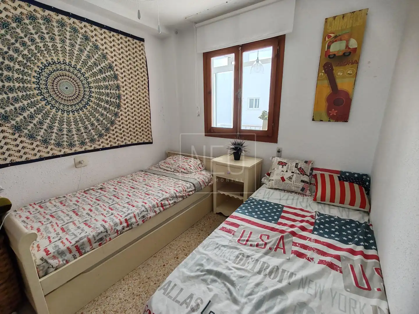 Bedroom of Flat for sale in Dénia  with Air Conditioner, Private garden and Terrace