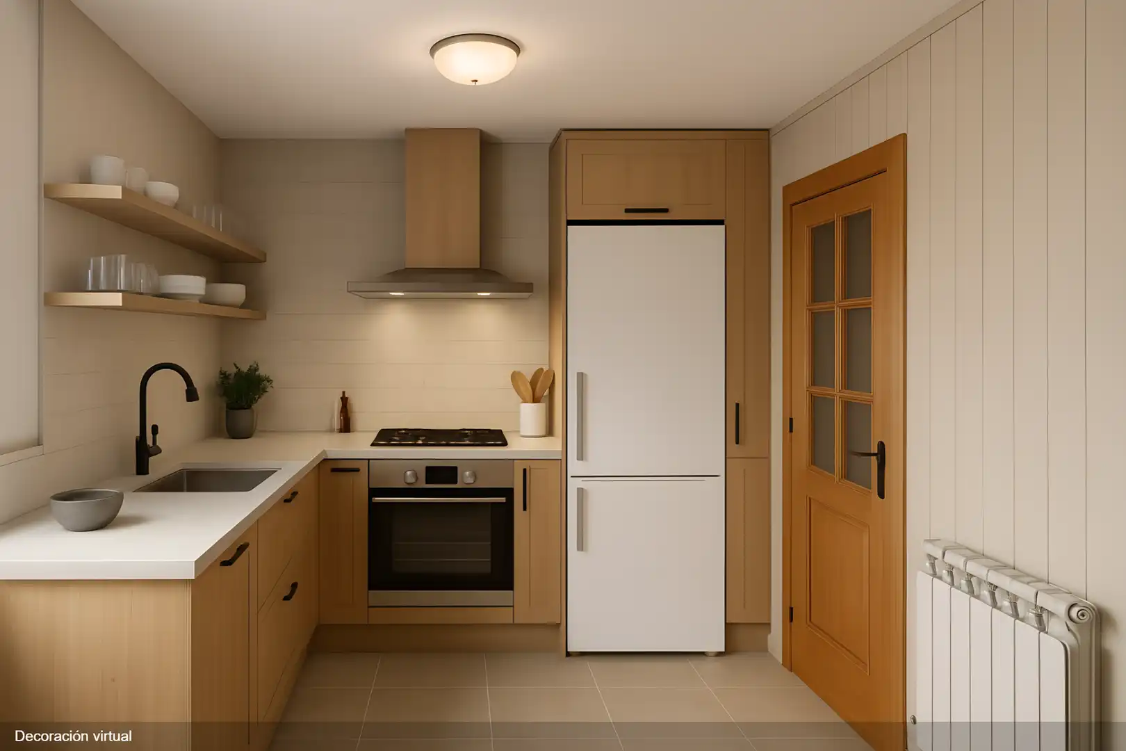 Cocina de Casa o chalet en venta en Otero con Calefacción, Jardín privado y Terraza