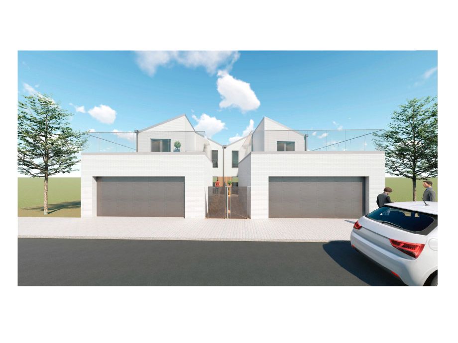 Vista exterior de Casa o xalet en venda en Vitoria - Gasteiz amb Calefacció, Jardí privat i Terrassa