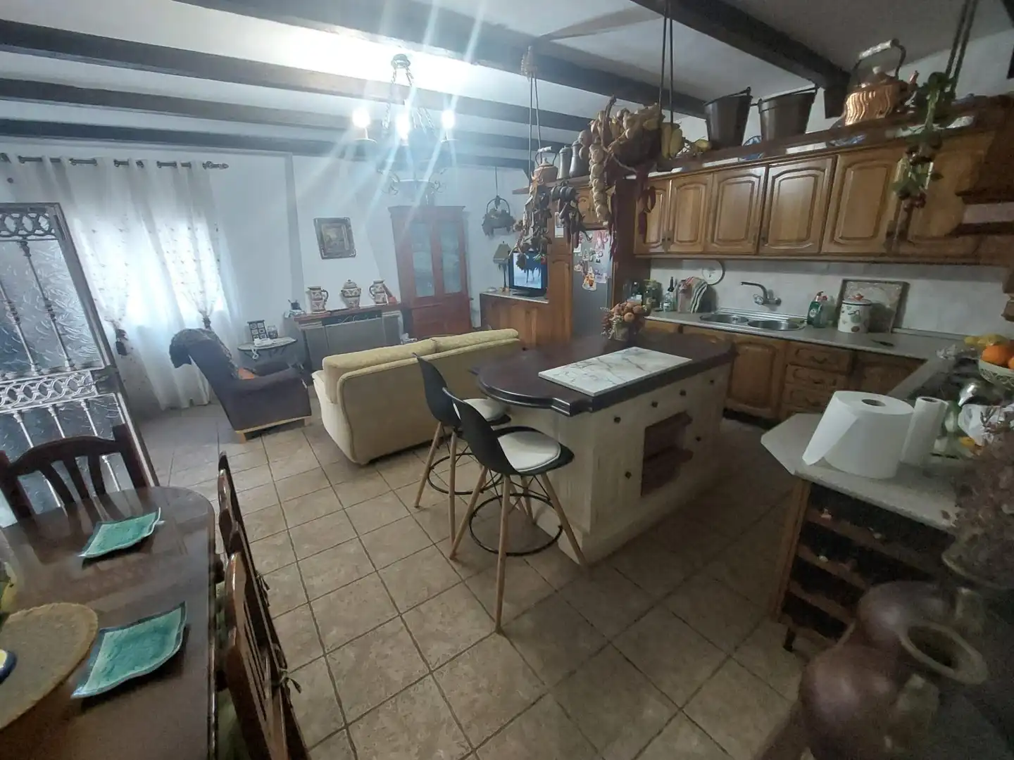 Küche von Country house zum Verkauf in Jimena de la Frontera mit Privatgarten, Terrasse und Abstellraum