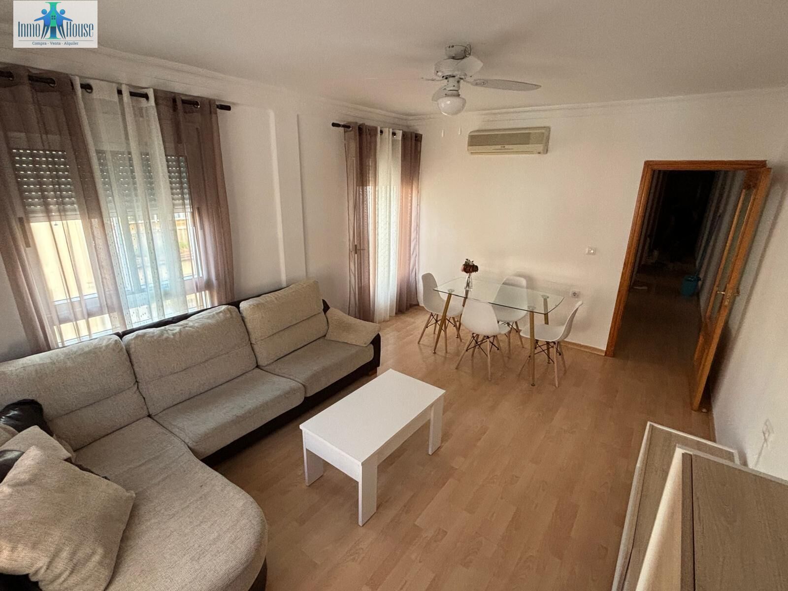 Living room of Flat for sale in  Albacete Capital  with Air Conditioner, Heating and Terrace
